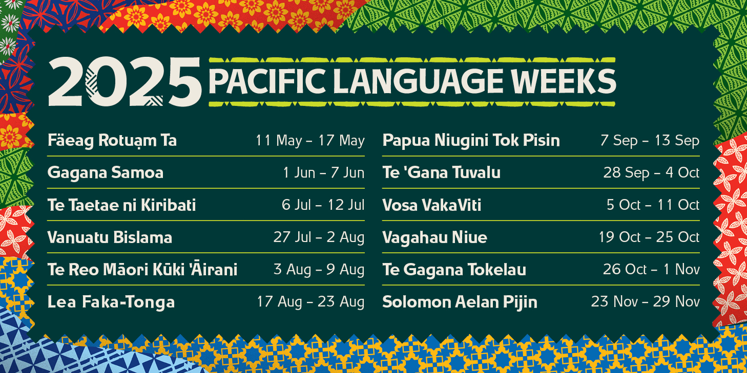 2025 Pacific Language Weeks.