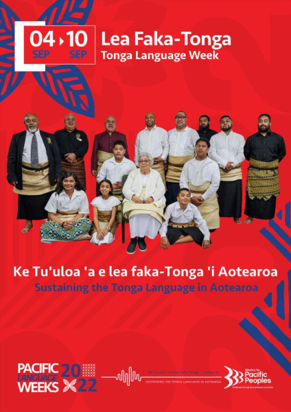 Tonga language week official poster